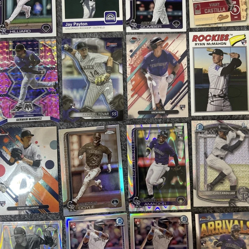 Colorado Rockies Baseball 25 Card Lot‎ - Rookies, Stars, Inserts, Parallels